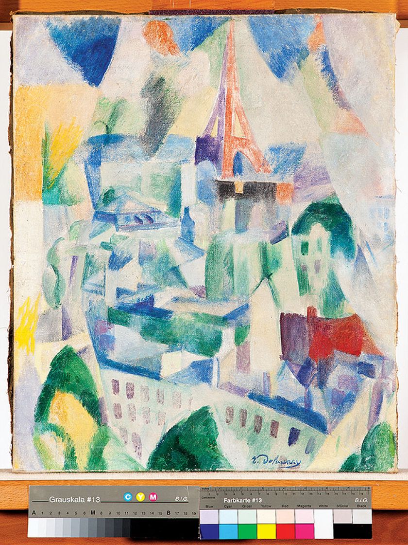 Robert Delaunay Widok na miasto , lata 1910-1914.