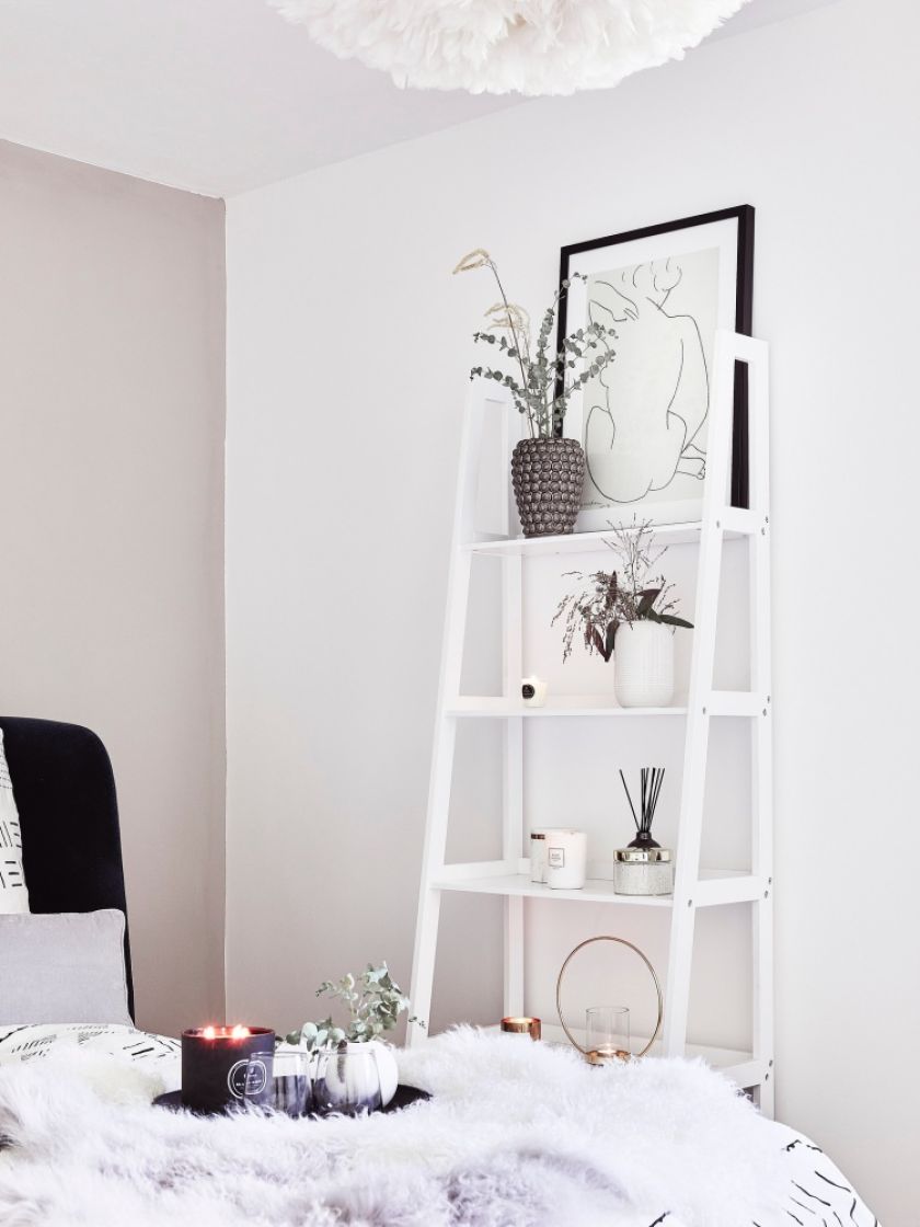 sypialnia w stylu skandynawskim