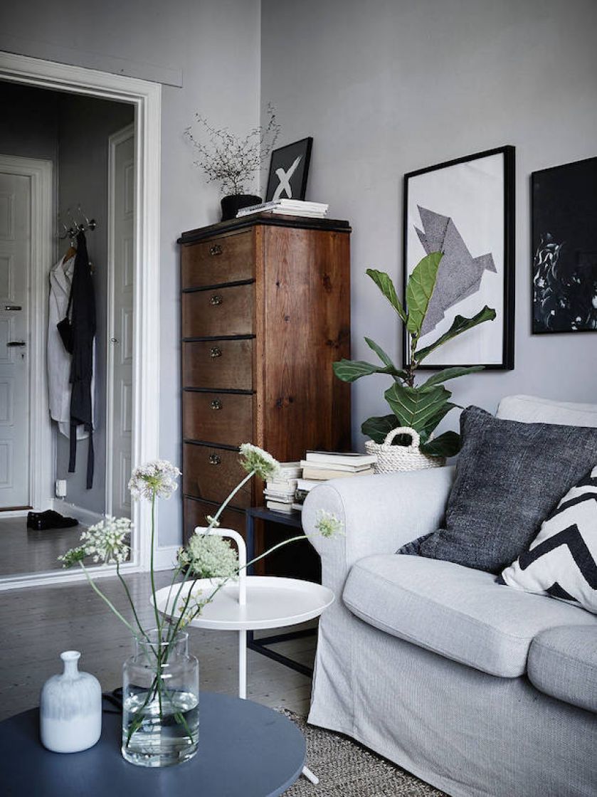 Szarość to kolor uniwersalny - doskonała baza i tło dla innych barw.