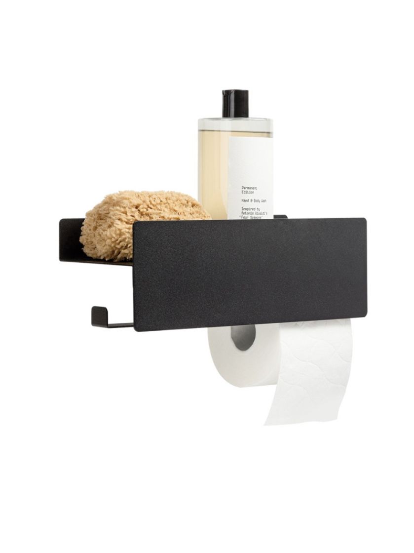 półka z uchwytem na papier toaletowy