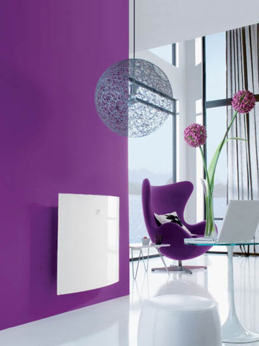 Grzejnik elektryczny, żeliwny ze szklaną płytą, ma czujnik ruchu oraz światła, 4305 zł. ATLANTIC POLSKA