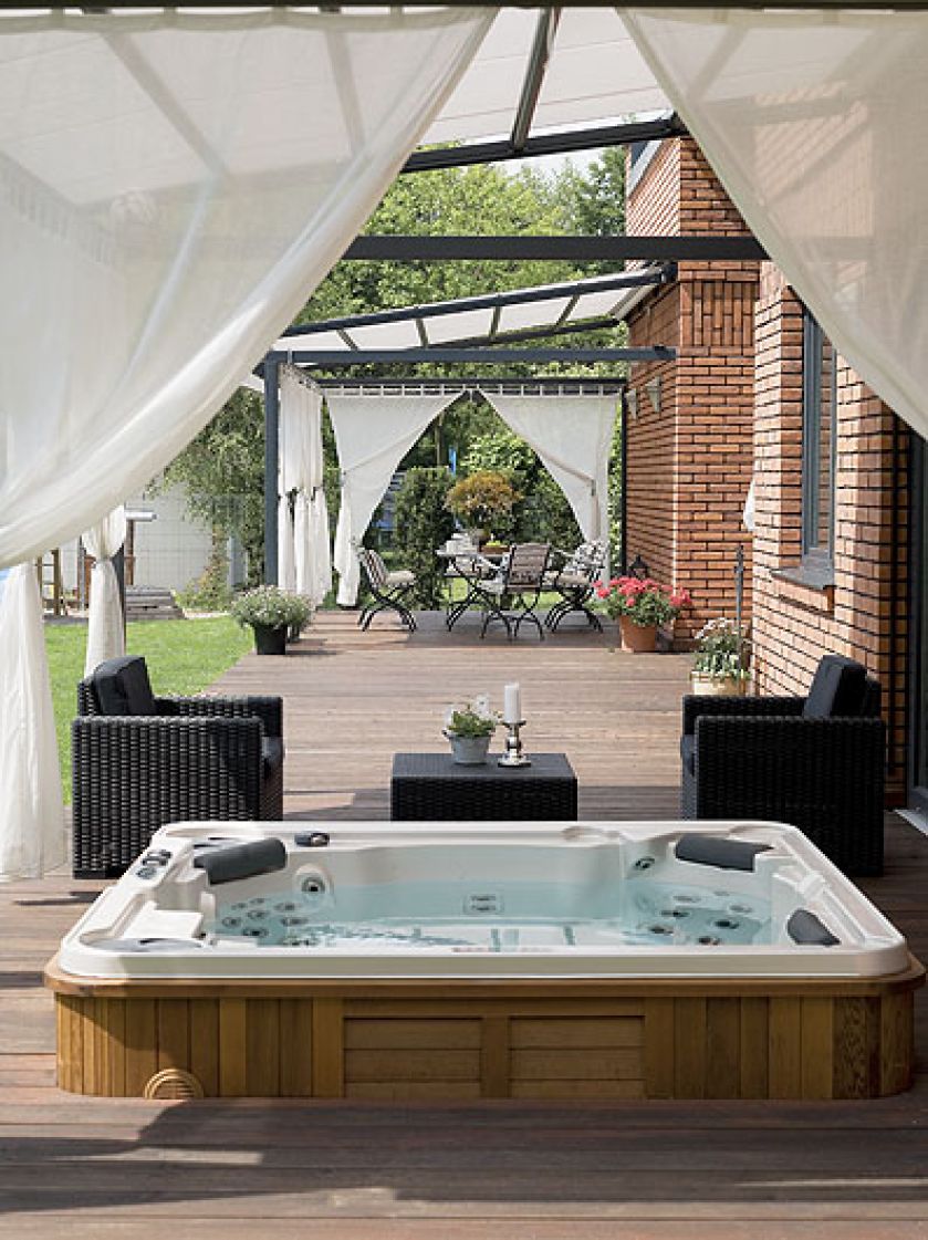 Salon kapielowy pod chmurką. Na skraju puszczy