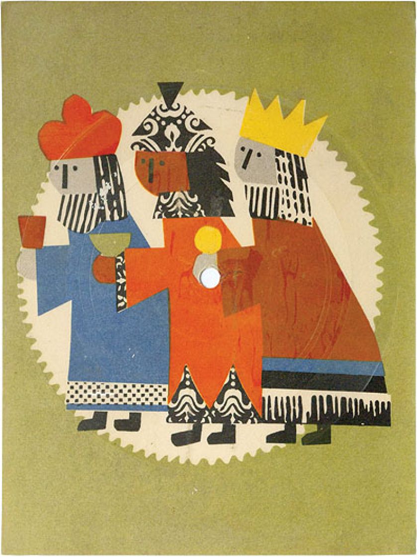 Trzej Królowie ilustrują kolędę. Pocztówki dźwiękowe