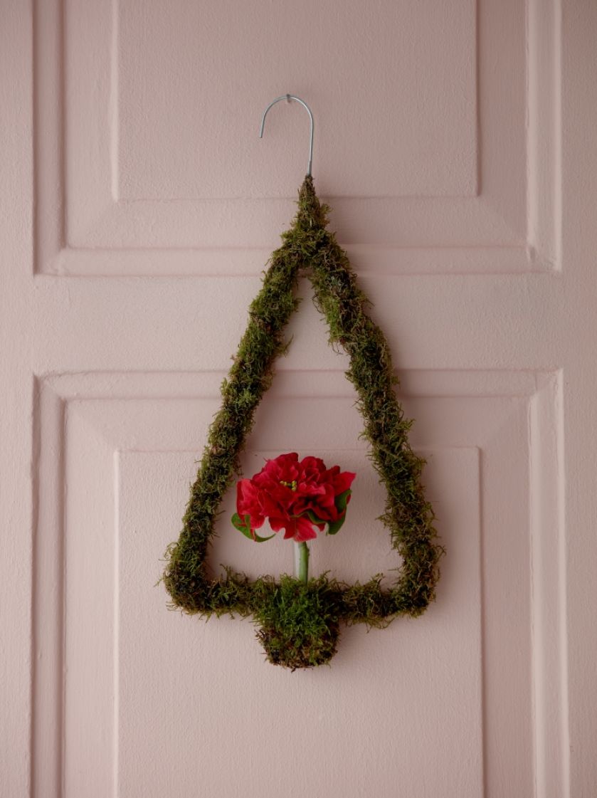 ozdoba bożonarodzeniowa na drzwi