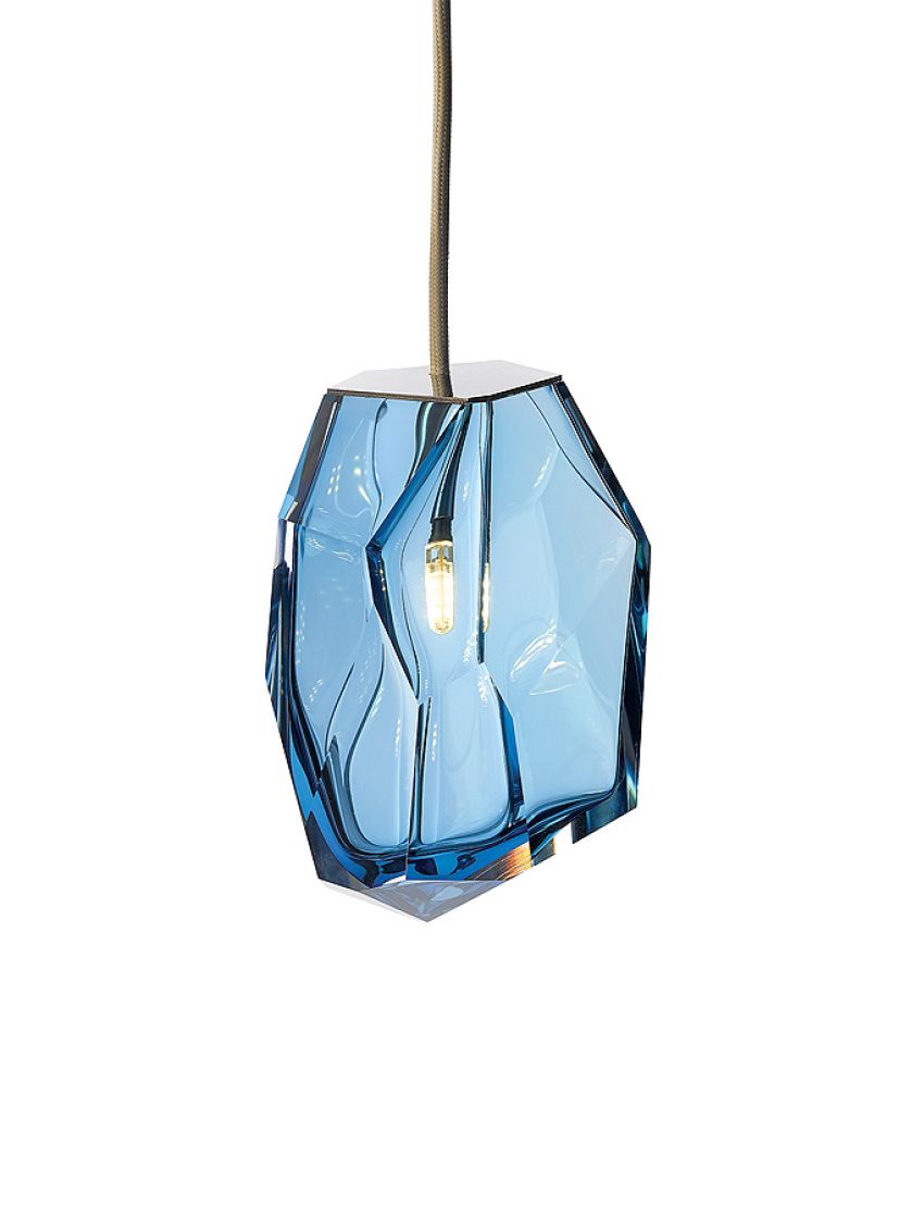 Żyrandol Crystal Rock projektu Arika Levy’ego, LASVIT