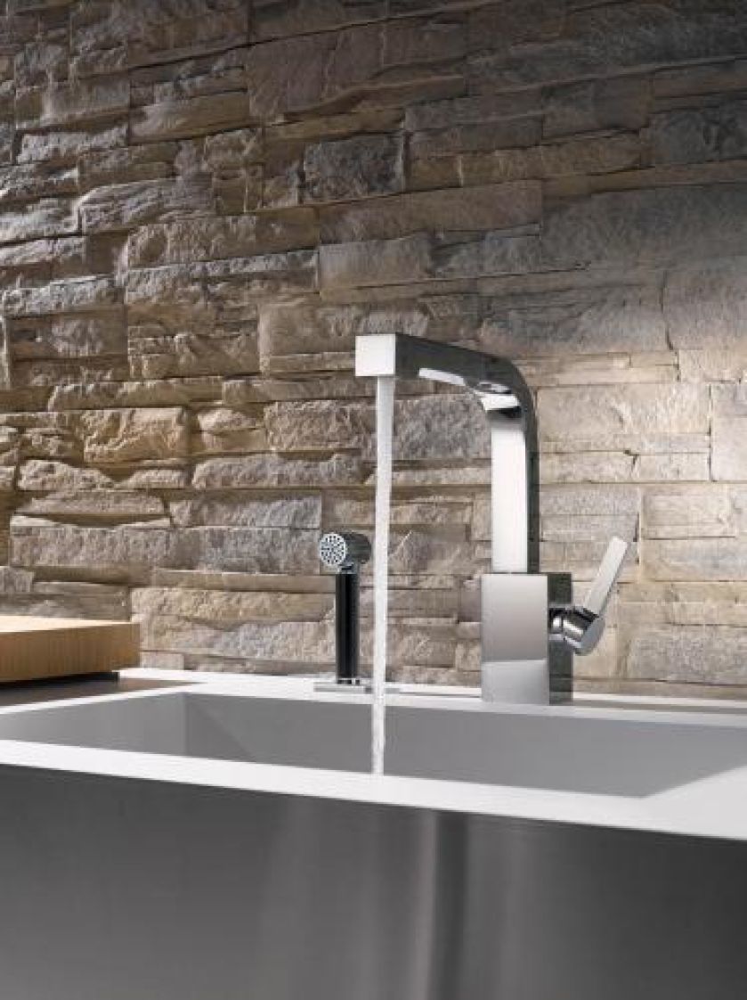 Bateria z mieszaczem Maro – 7600 zł. Dornbracht