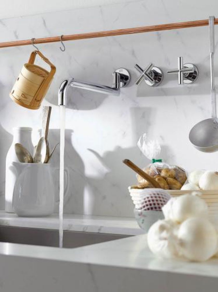 Ścienna armatura Tara – 3500 zł. Dornbracht