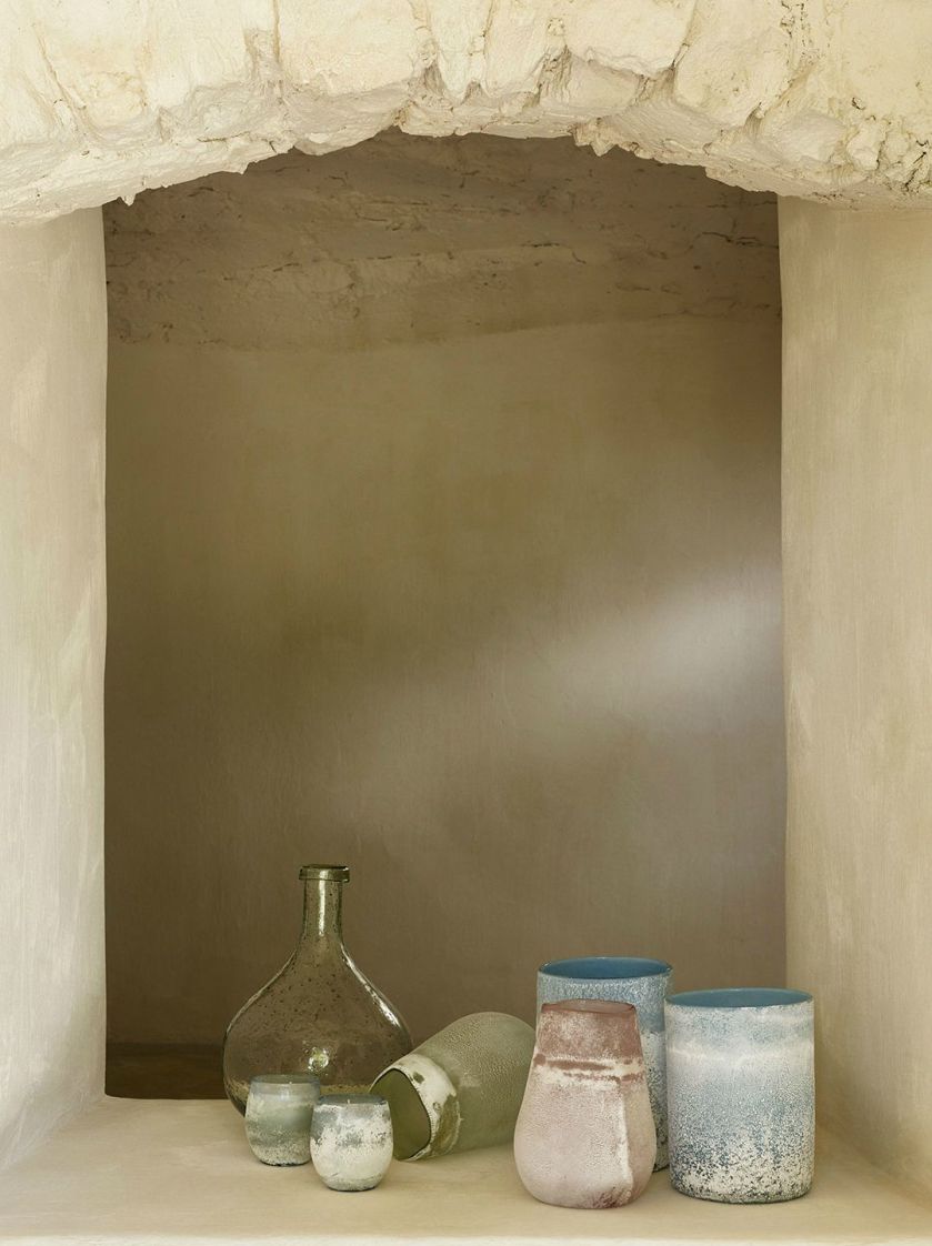 W kolekcji nie zbrakło akcesoriów łazienkowych nawiązujących do stylu retro.