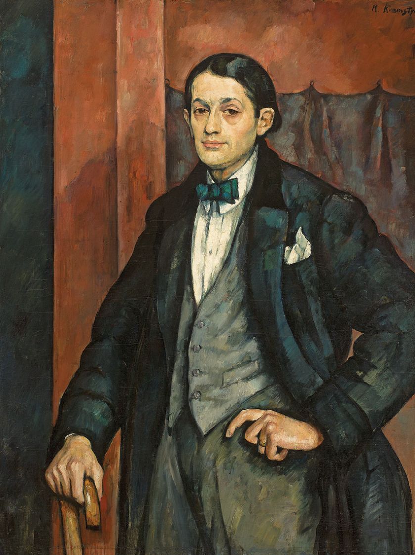 Roman Kramsztyk Portret rzeźbiarza Henryka Kuny , 1917 r.