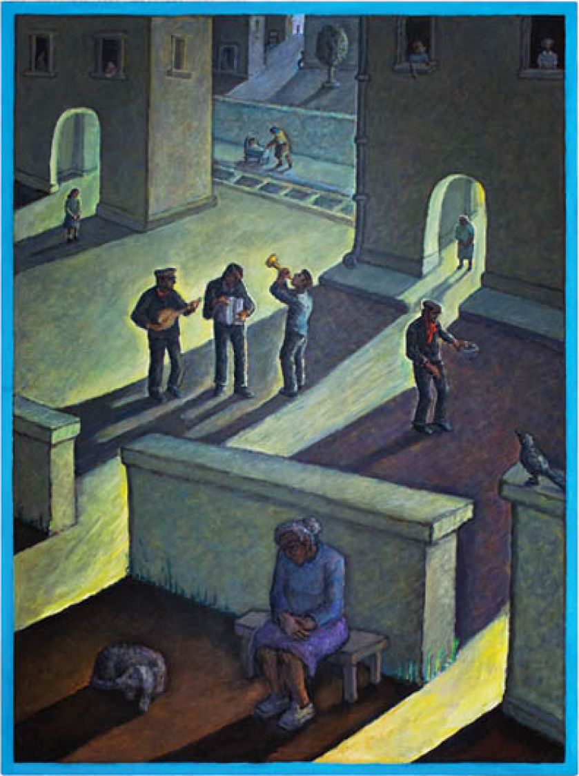 Andrzej Podkański, z cyklu Podwórka