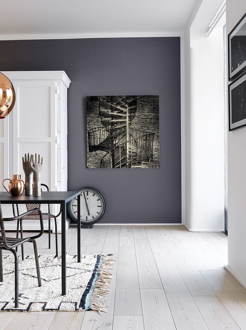 Matowa ściana pomalowana farbą Flutex 5, Flügger