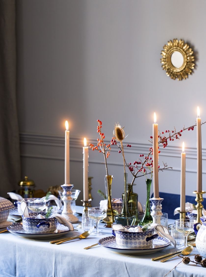 ozdoby na stół wigilijny