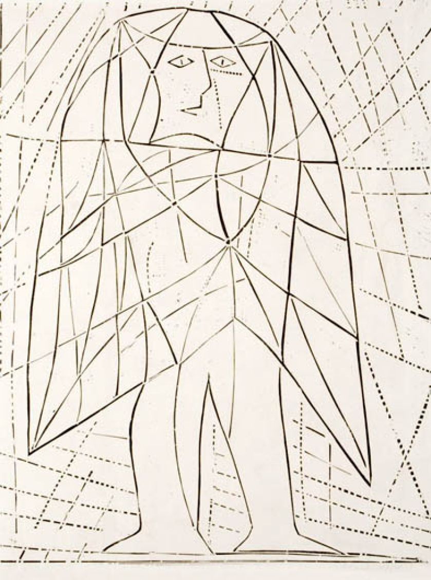 Jerzy Panek, Pastuch III , 1961 r., Medium