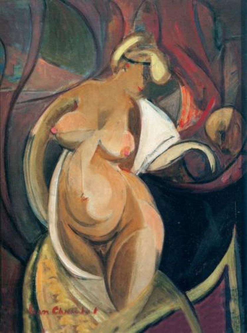 Leon Chwistek Akt kobiecy , 1919 r., Muzeum Narodowe w Warszawie.
