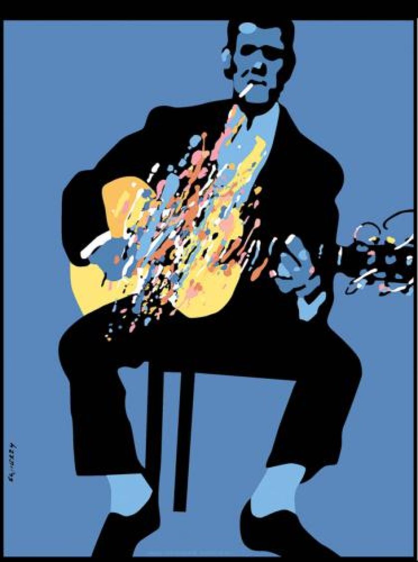 Waldemar Świerzy Z cyklu Wielcy ludzie jazzu , lata 80. XX w., WWW.JAZZARTCOLLECTION.COM