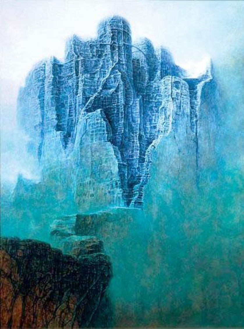 Zdzisław Beksiński Bez tytułu, własność prywatna
