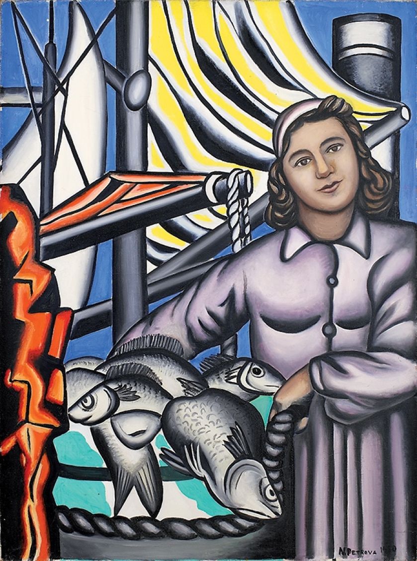 Nadia Léger, Sprzedawczyni ryb , 1940 r.