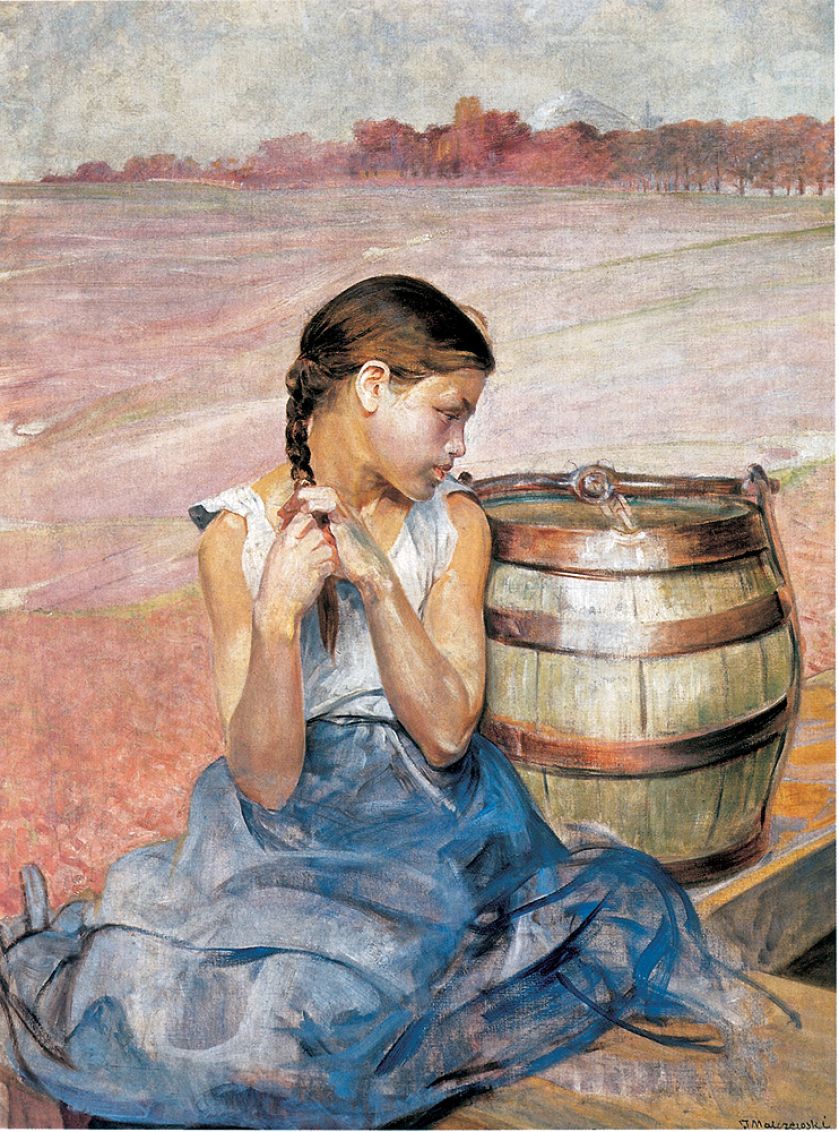 Jacek Malczewski Zatruta studnia , 1906 r. Fundacja Raczyńskich przy Muzeum Narodowym w Poznaniu