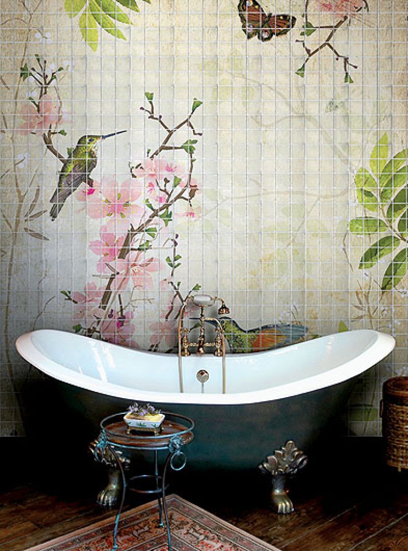 Od 3311 euro na tle ściany wyłożonej płytkami z kolekcji Burstrum. Metr wzoru o wysokości 180 cm kupimy za