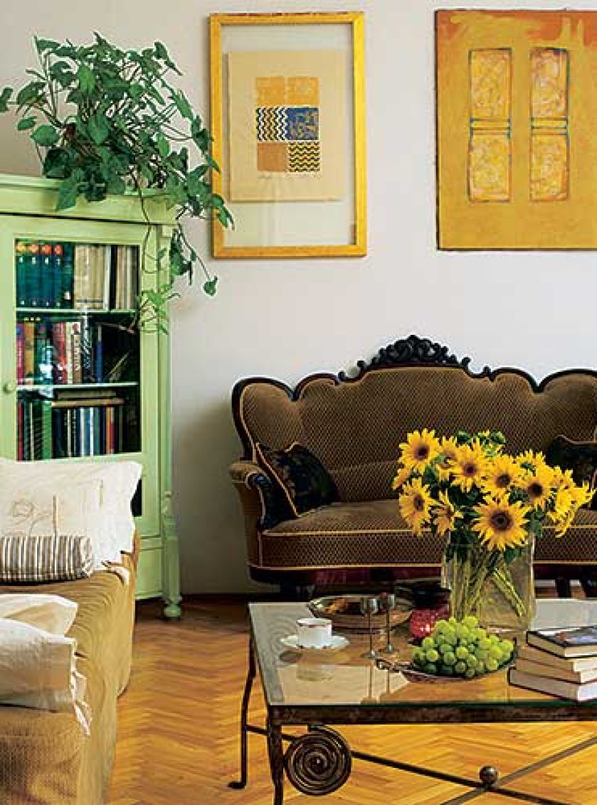 Witryna wypełniona książkami. Włoska uroda