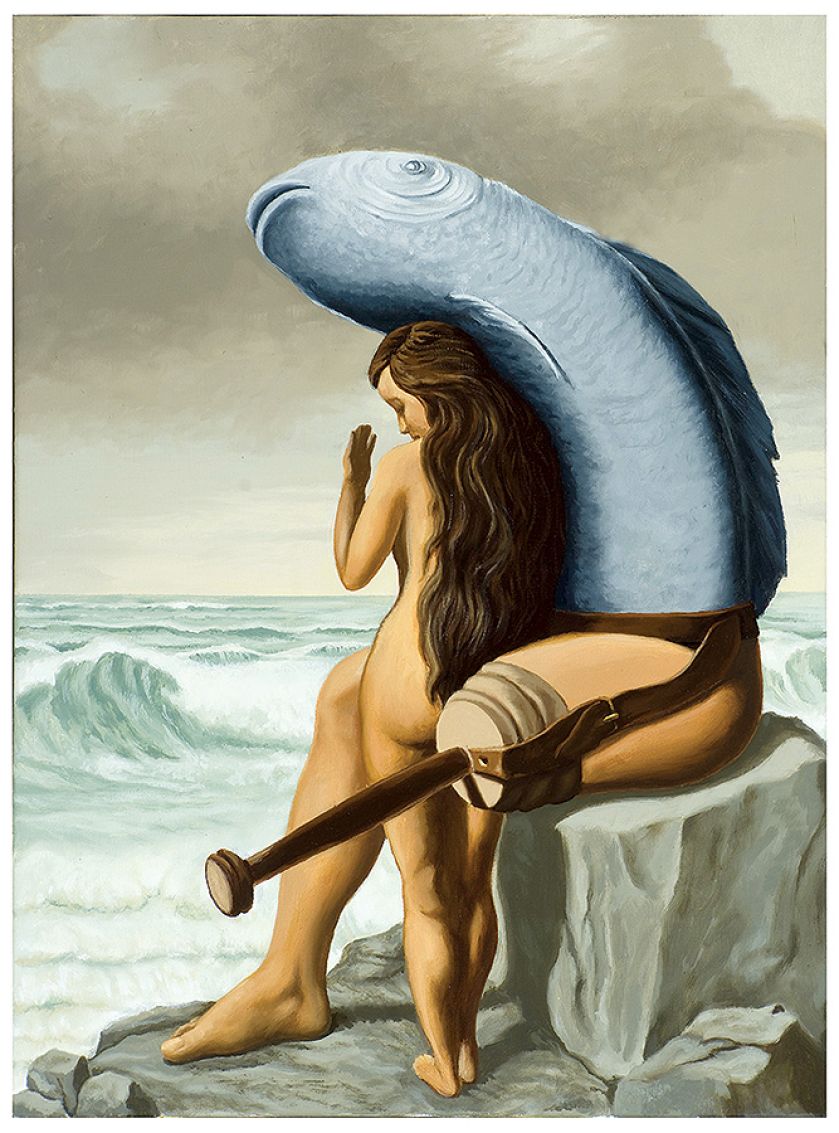 Na podstawie René Magritte a Stary strzelec