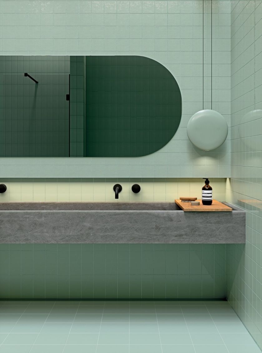 łazienka w stylu spa płytki ścienne i podłogowe