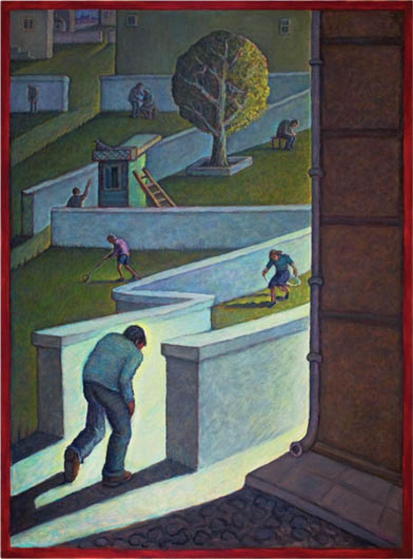 Andrzej Podkański, z cyklu Podwórka