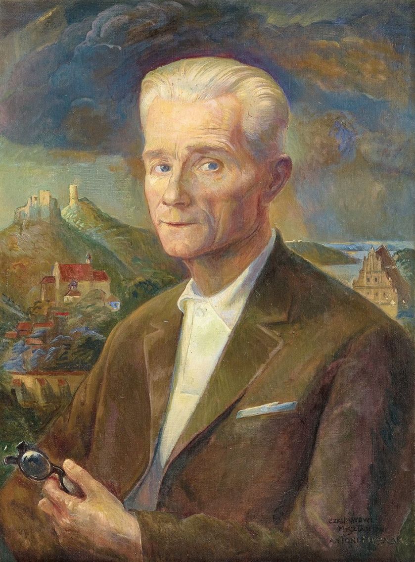 Portret Czesława Misztaka. Antoni Michalak - życie i twórczość malarza