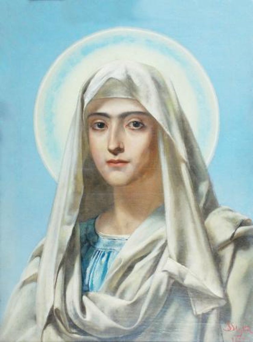 Jan Styka- Matka Boska , 1885 r., cw 19 000 zł, REMPEX