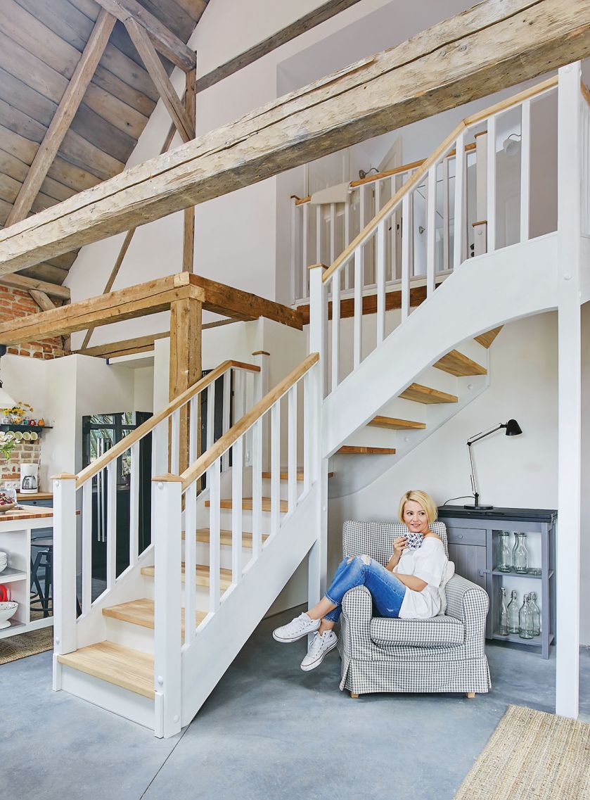 Dorota Szelągowska w swoim domu na Warmii.