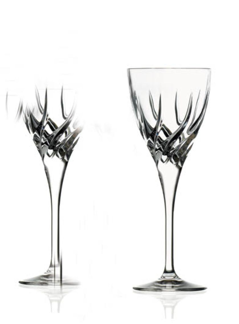 Kieliszek z linii Trix włoskiego producenta RCR. T.I.E. ART GLAS PLUS