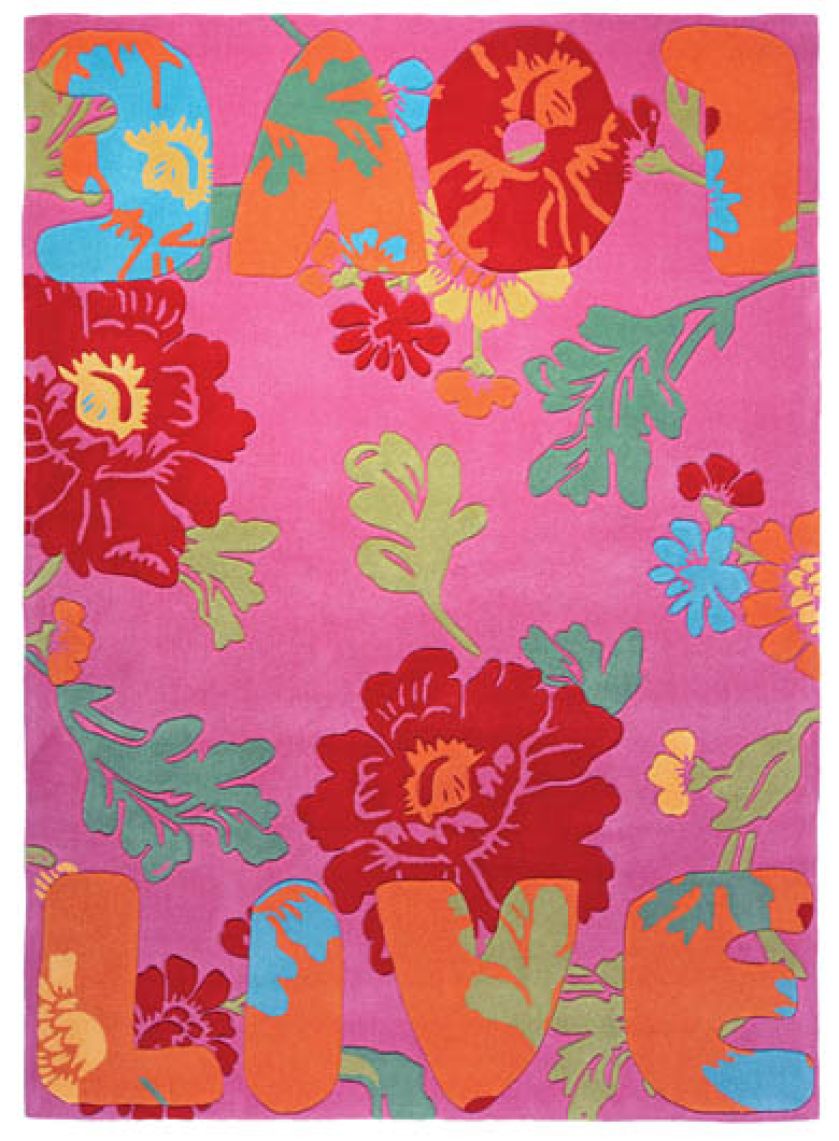 Dywan w kwiatowe wzory. ESPRIT HOME. Dywany skradzione naturze