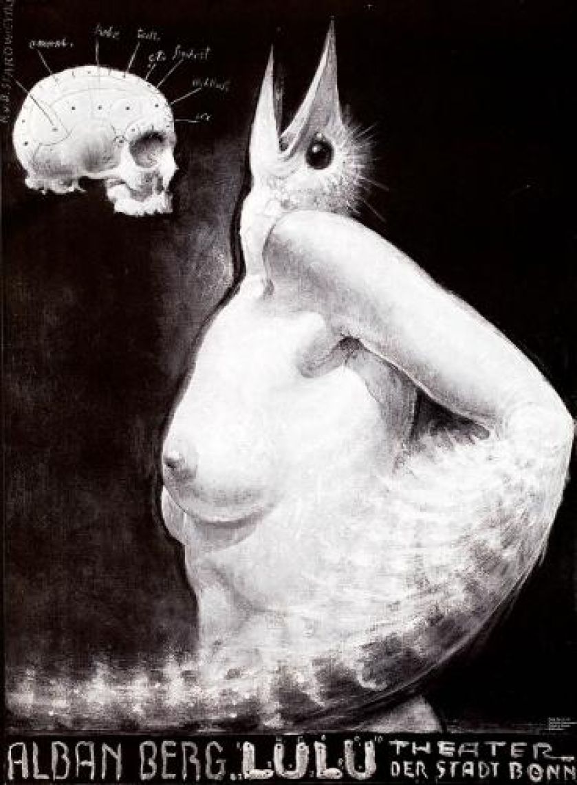 Franciszek Starowieyski Plakat do opery Lulu , 1983 r., GALERIA GRAFIKI I PLAKATU