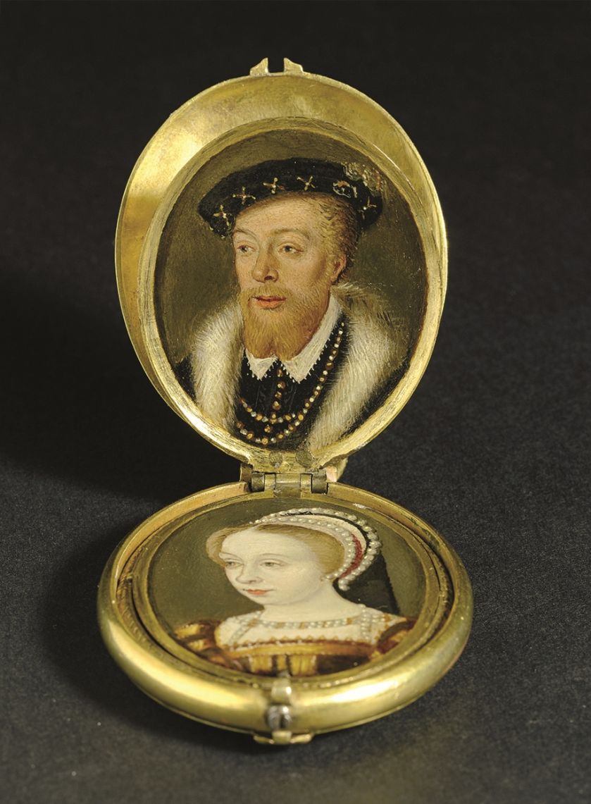 Medalion rodzinny zawierający 8 portretów, ok. 1600 r.