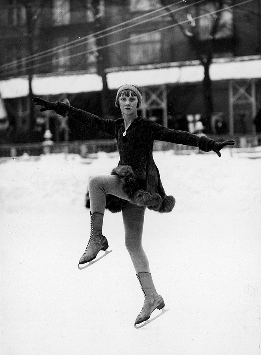 Słowiańskie mistrzostwa w jeździe figurowej w Dolinie Szwajcarskiej w Warszawie, luty 1934 r.