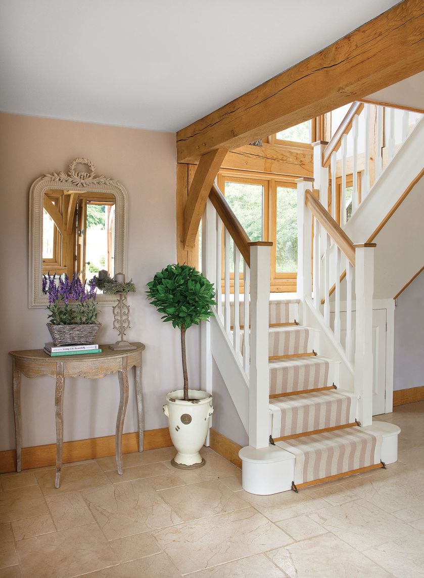 hol w stylu rustykalnym