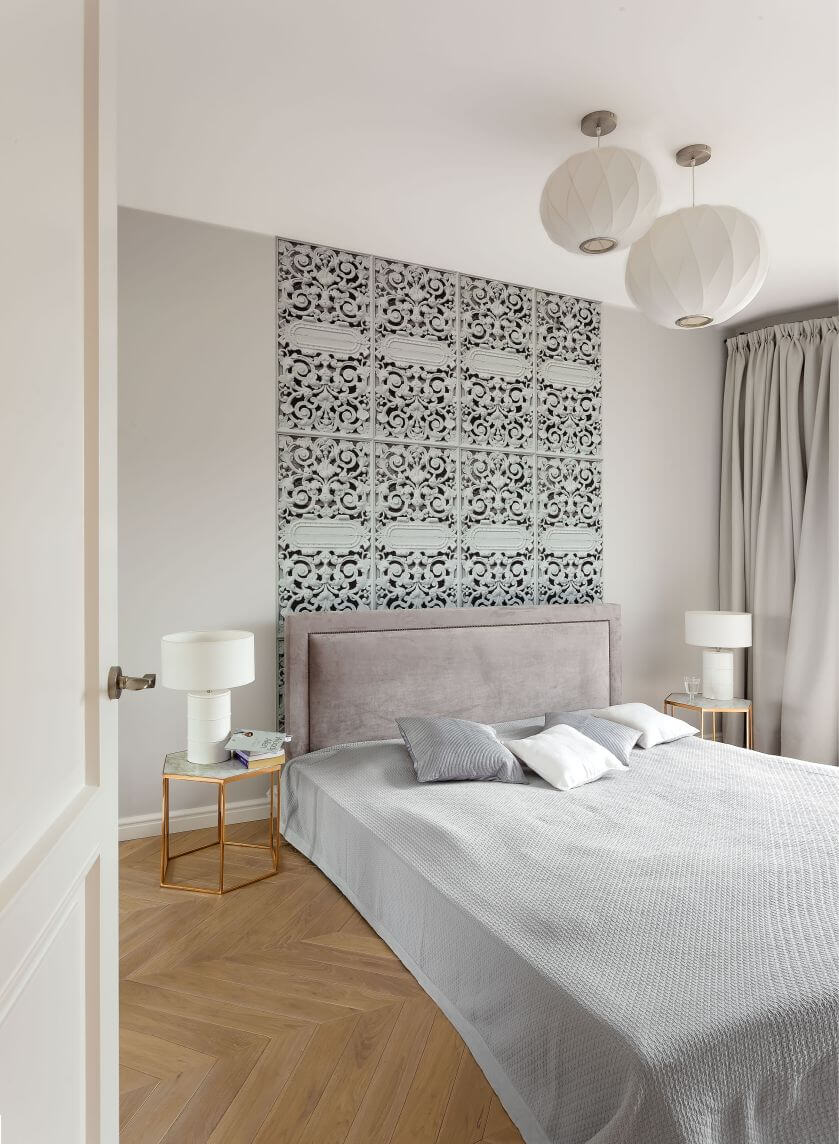 Nowoczesne mieszkanie: pudrowe i przytulne