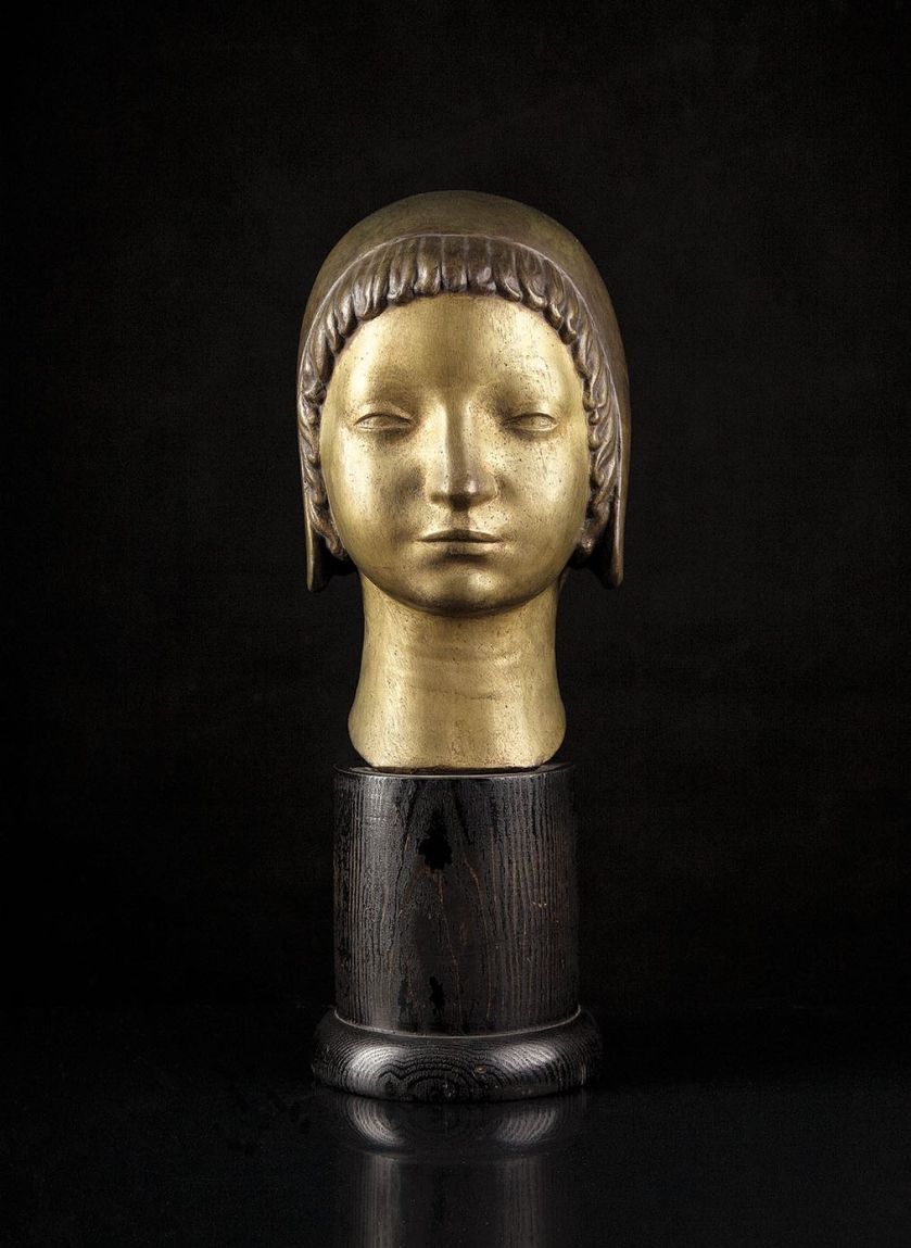 Głowa dziewczynki w kapturku , ok. 1910 r.