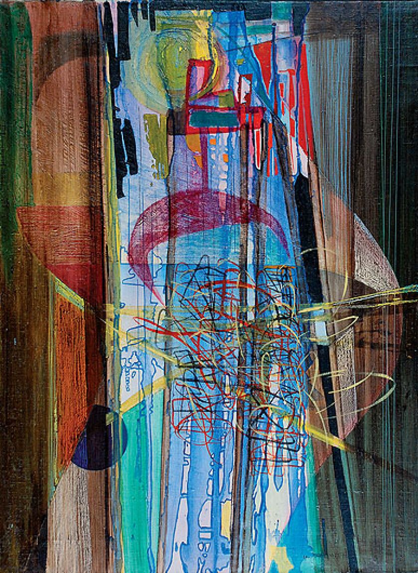 Kompozycja , 1957 r. REMPEX. Marian Bogusz i szklane domy