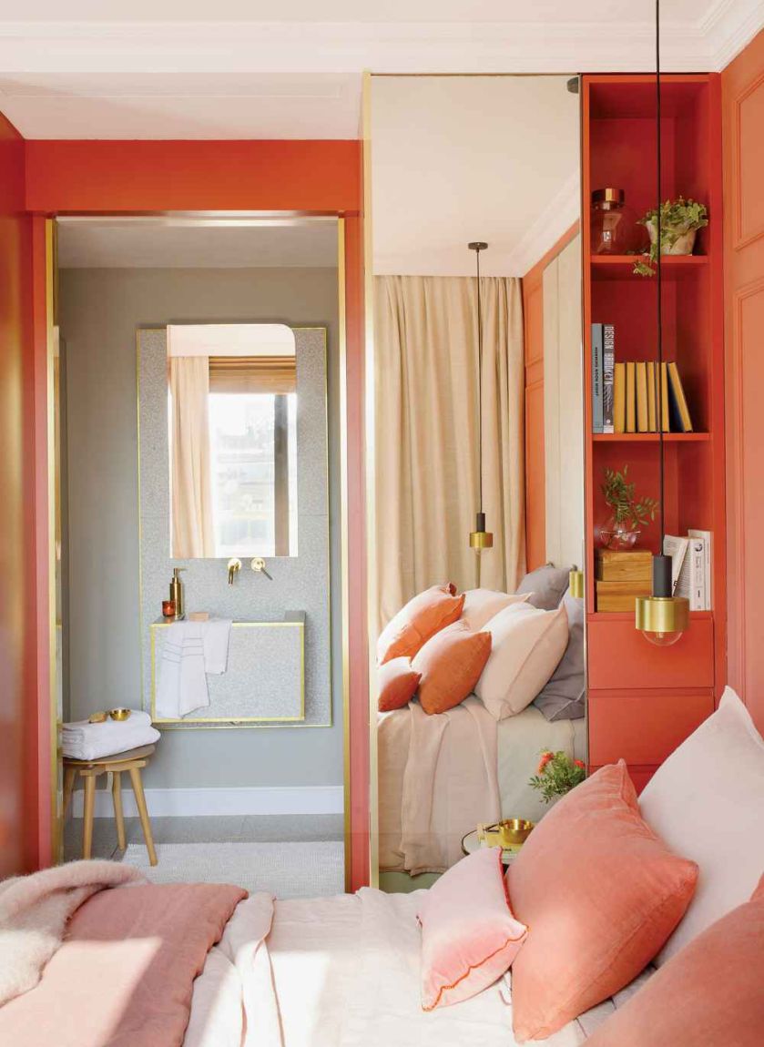 Oto jak ciemne, ciasne poddasze można zamienić w ciepły apartament z jasnym salonem, kolorową kuchnią,