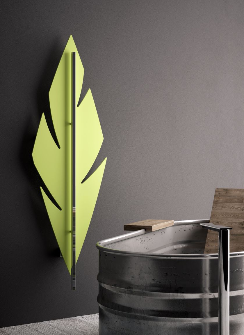Grzejnik dekoracyjny w kształcie liścia, Hotech Design