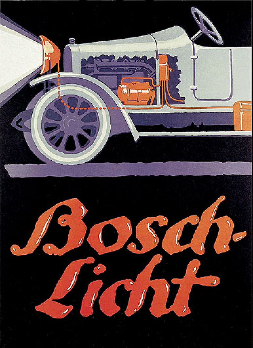 Elektryczne części do aut firmy Bosch