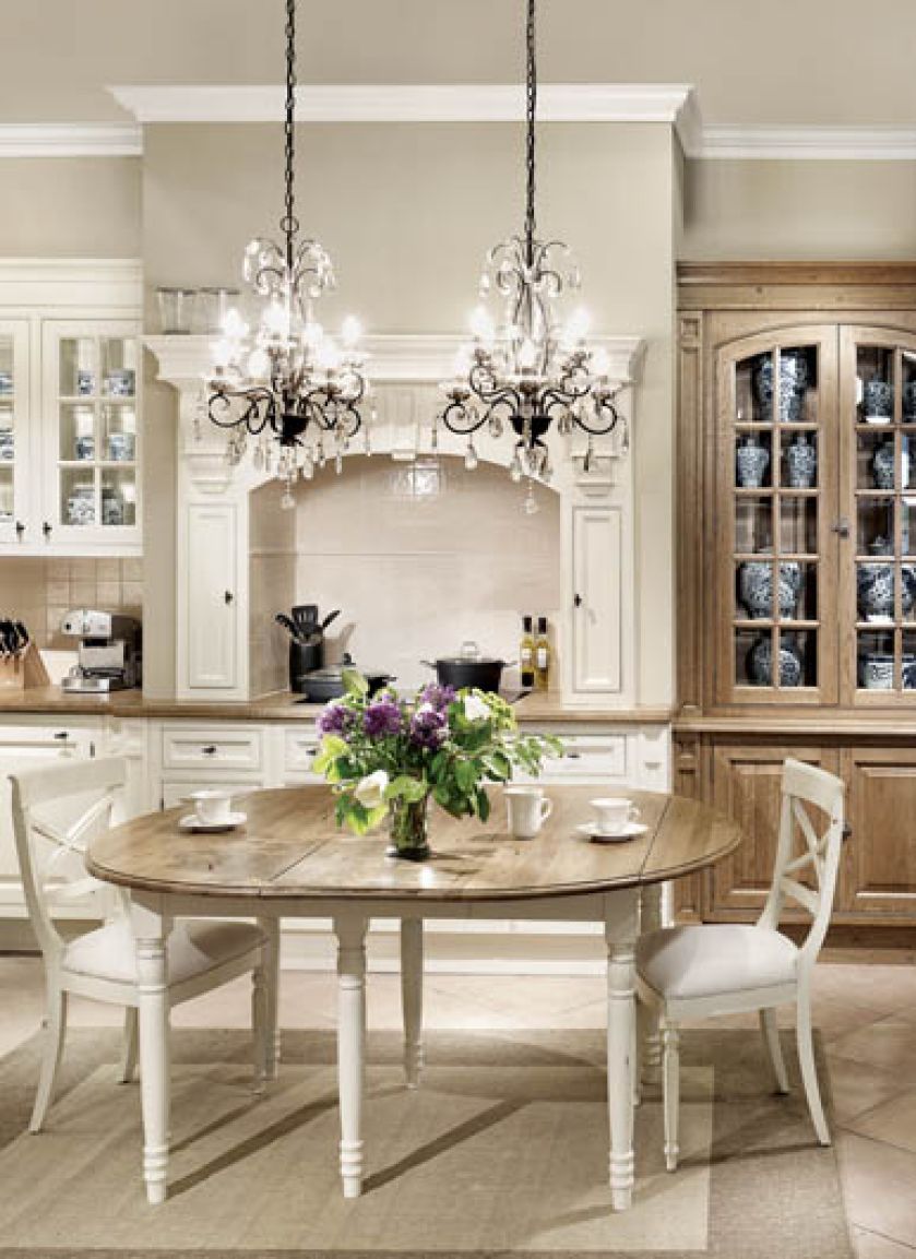 Klasycznie - Corsica, blat dębowy, nogi z olchy. FABRYKA WNĘTRZ