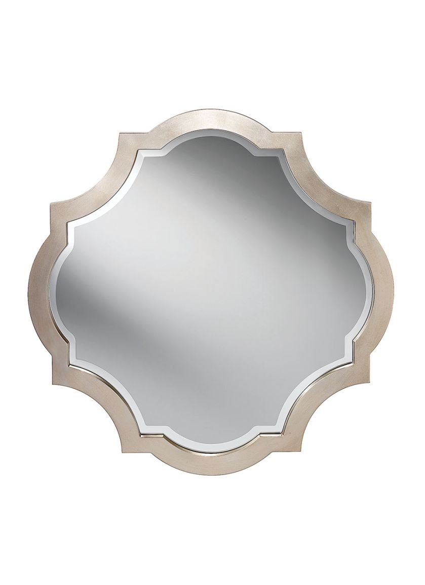 Lustro w srebrnej ramie hamptons.pl. Nadmorski luksus w stylu Hampton