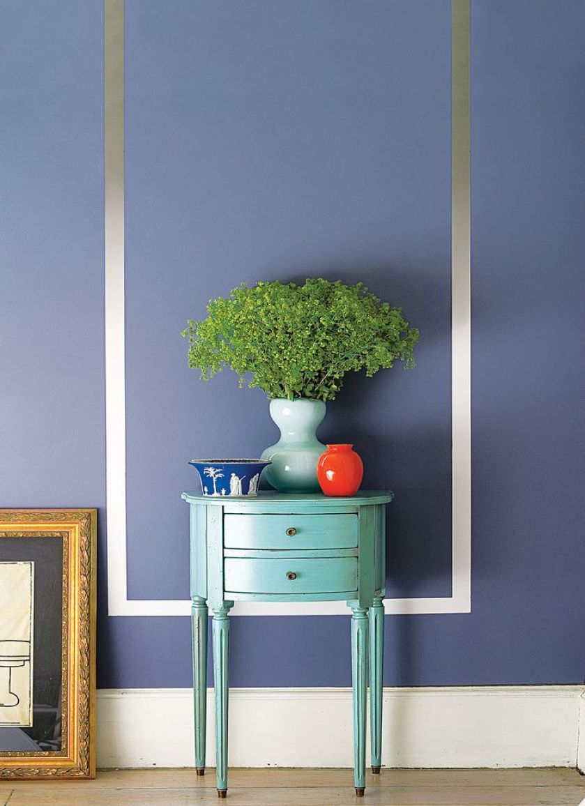 AURA, farba Matte Waterborne Interior Paint, kolor Athens Blue 797, BENJAMIN MOORE