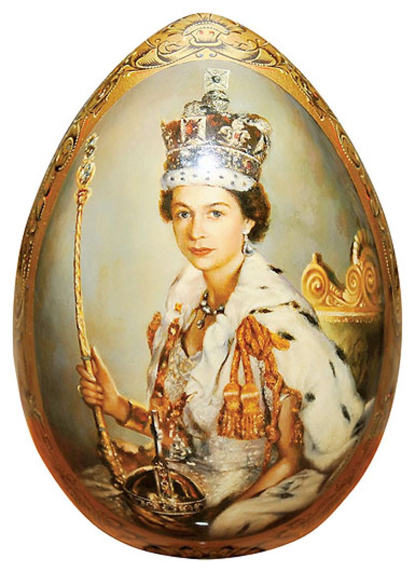 Prezent ambasadora Ukrainy dla królowej Elżbiety II.