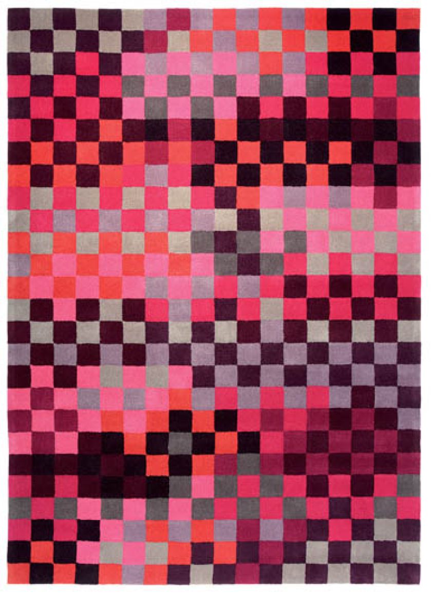 Wywan w stylu op-artu. ESPRIT HOME. Dywany skradzione naturze