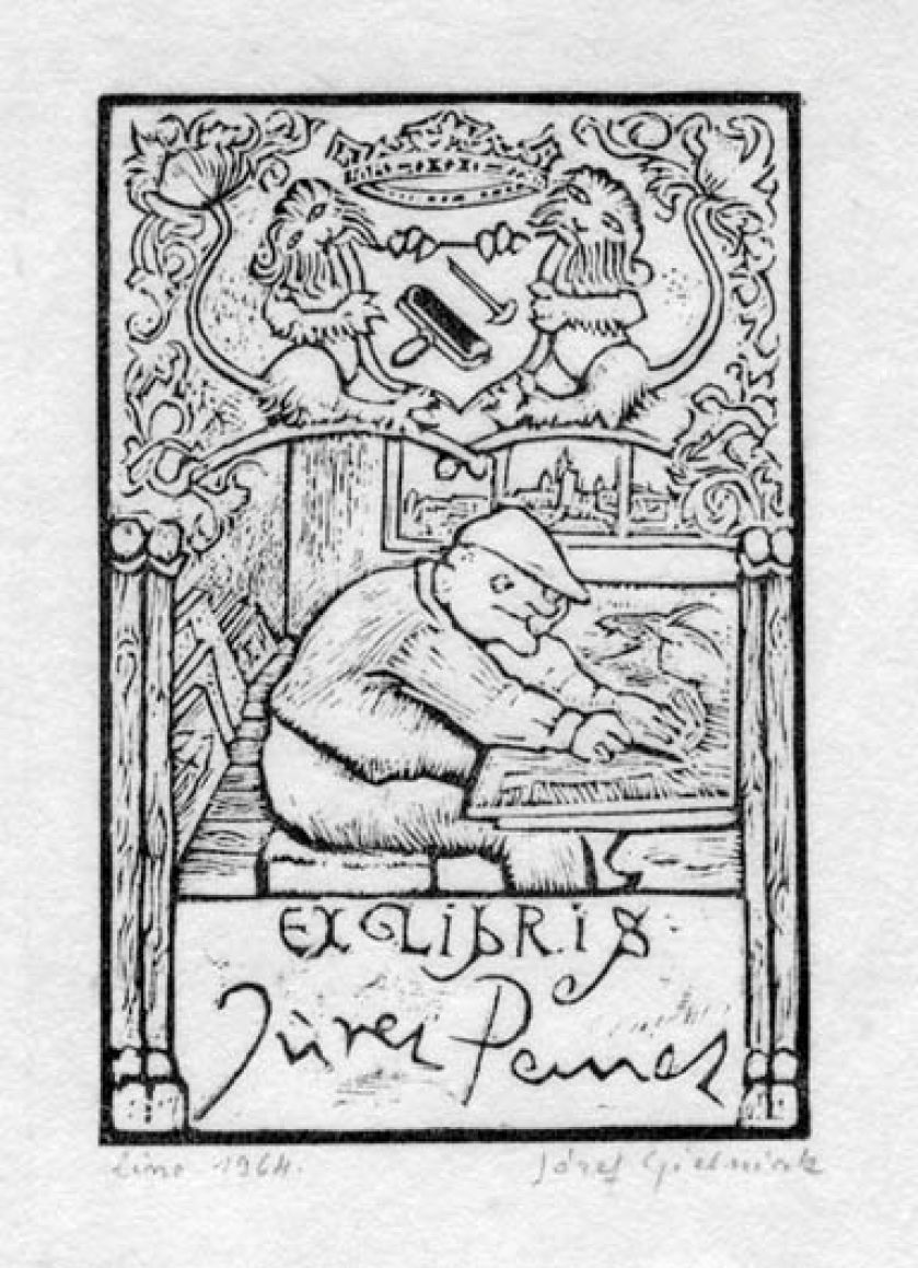 Exlibris Jurka Panka , 1964 r., RYNEK SZTUKI