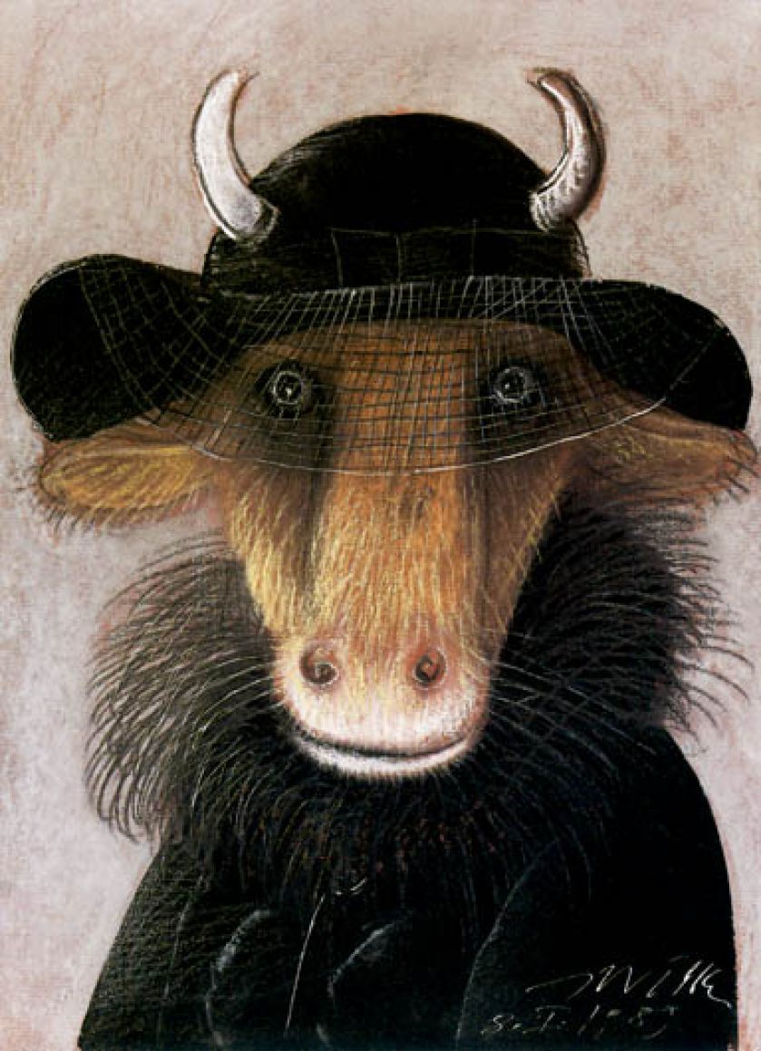 Józef Wilkoń, Portrety , 1989 r., BWA w Ostrowcu