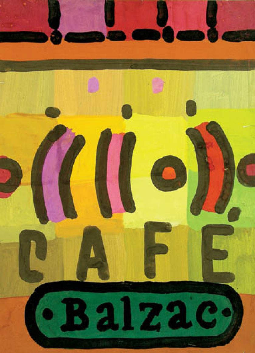 "Jan Młodożeniec, ""Cafe Balzac"""